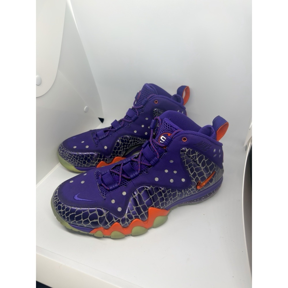 Nike Barkley Posite Max Phoenix Suns Orange Purple SKU 555097-581 Men Size 10.5